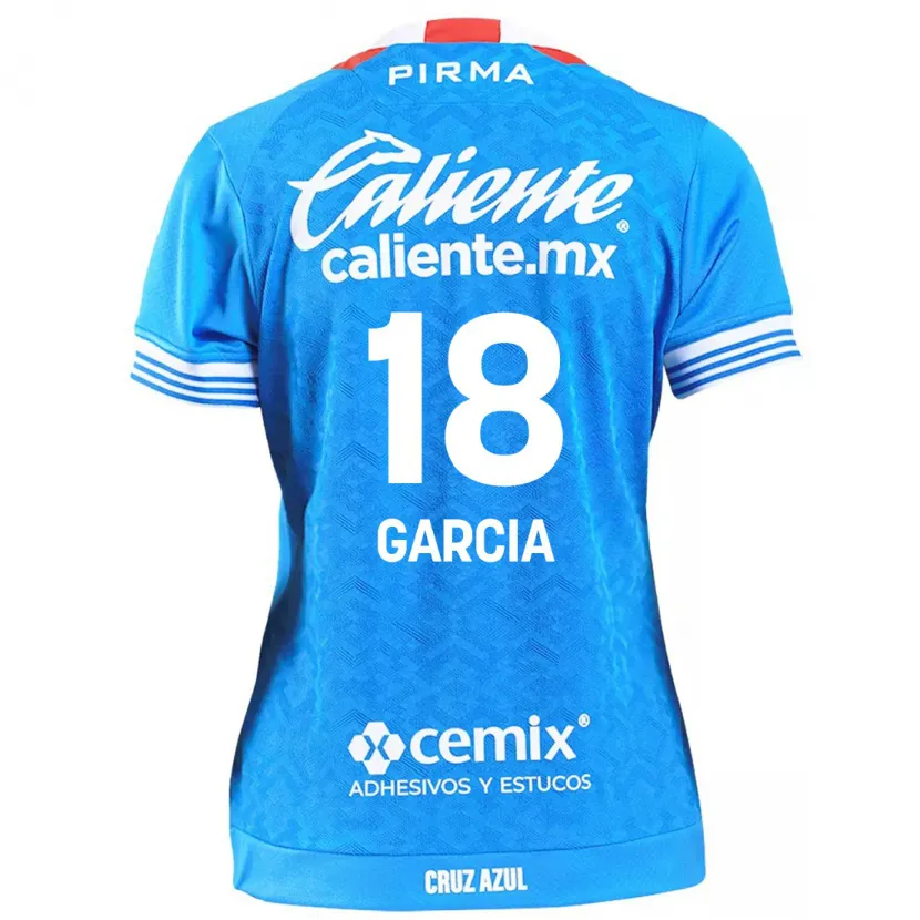 Danxen Donna Maglia Diana Garcia #18 Cielo Blu Kit Gara Home 2024/25 Maglietta