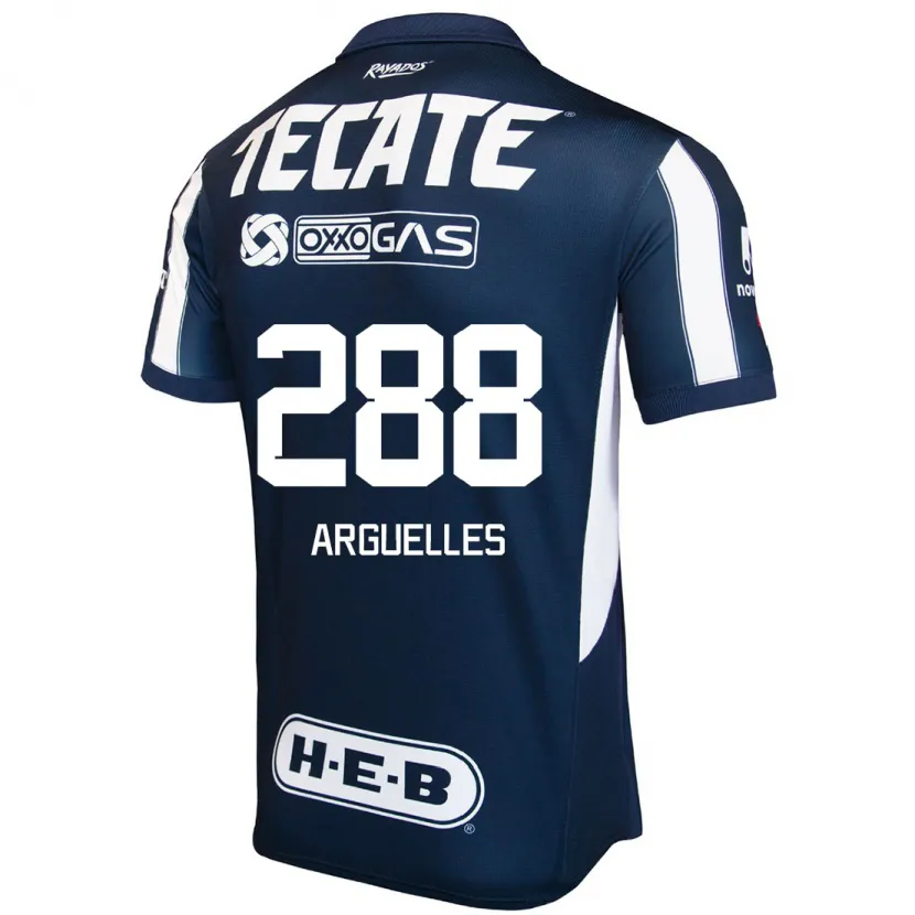 Danxen Donna Maglia Alfonso Arguelles #288 Blu Rosso Bianco Kit Gara Home 2024/25 Maglietta