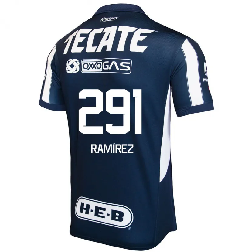 Danxen Donna Maglia Fabián Ramírez #291 Blu Rosso Bianco Kit Gara Home 2024/25 Maglietta