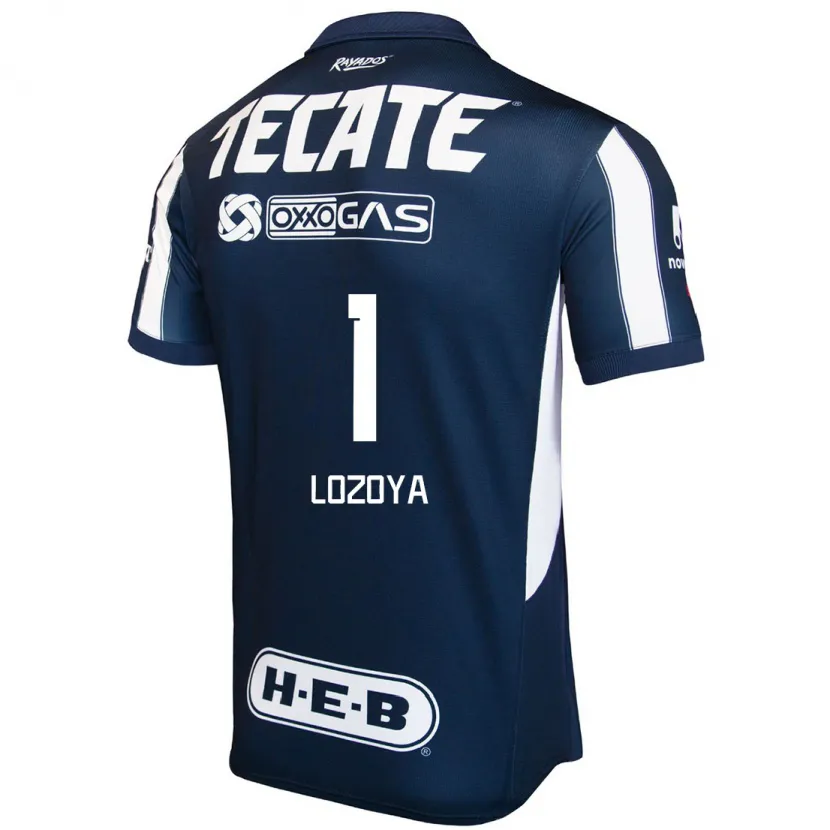 Danxen Donna Maglia Claudia Lozoya #1 Blu Rosso Bianco Kit Gara Home 2024/25 Maglietta