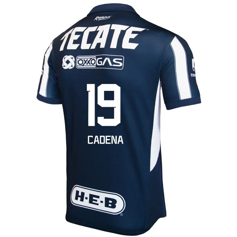Danxen Donna Maglia Mariana Cadena #19 Blu Rosso Bianco Kit Gara Home 2024/25 Maglietta
