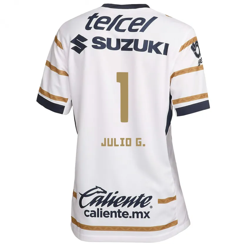 Danxen Donna Maglia Julio González #1 Ossidiana Bianca Kit Gara Home 2024/25 Maglietta