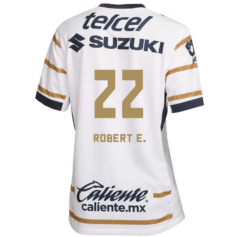 Danxen Donna Maglia Robert Ergas #22 Ossidiana Bianca Kit Gara Home 2024/25 Maglietta