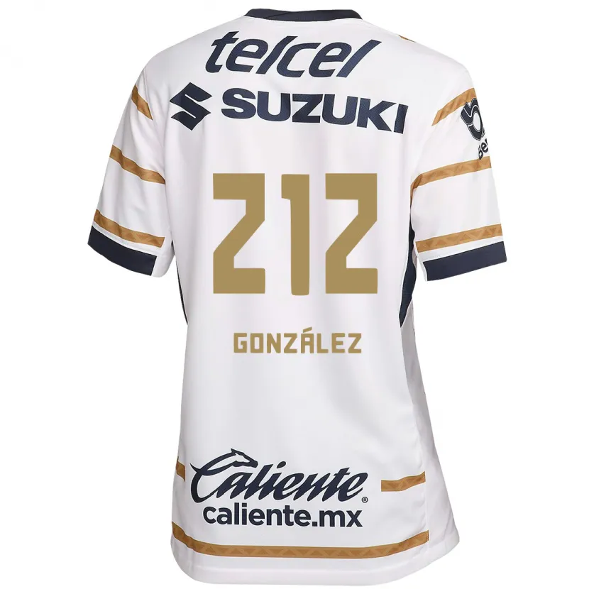 Danxen Donna Maglia José González #212 Ossidiana Bianca Kit Gara Home 2024/25 Maglietta