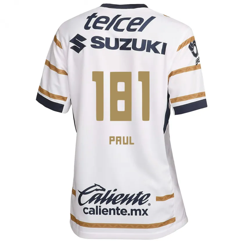 Danxen Donna Maglia Miguel Paul #181 Ossidiana Bianca Kit Gara Home 2024/25 Maglietta