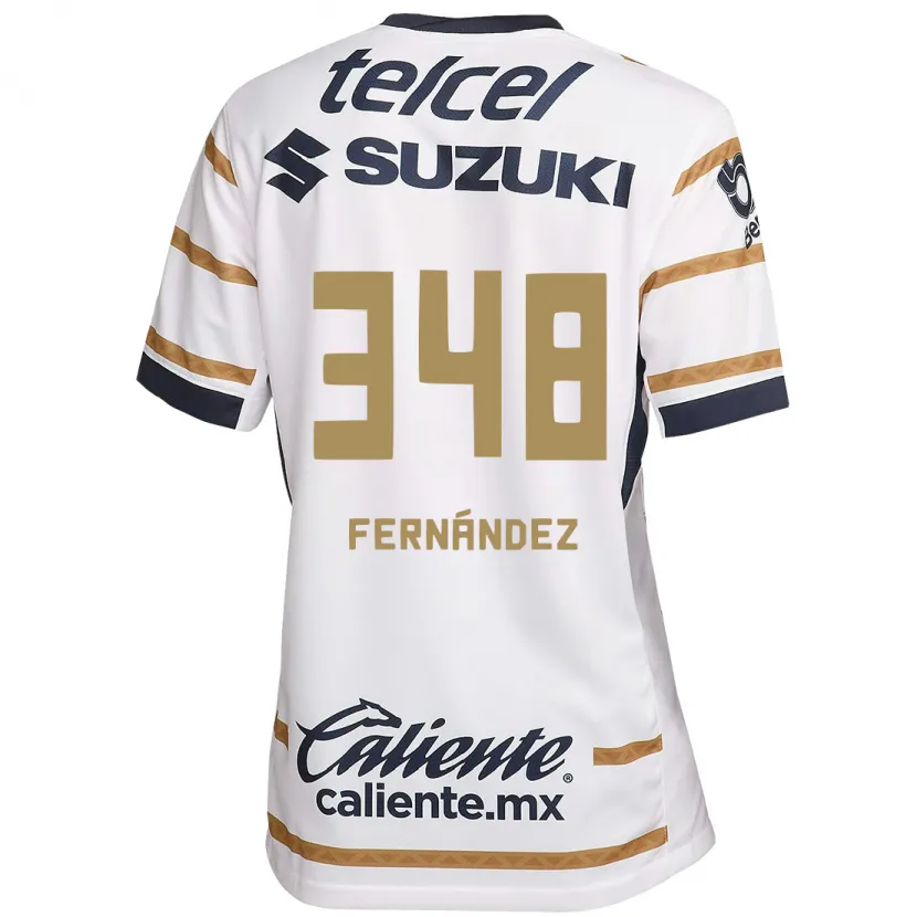 Danxen Donna Maglia Yerik Fernández #348 Ossidiana Bianca Kit Gara Home 2024/25 Maglietta