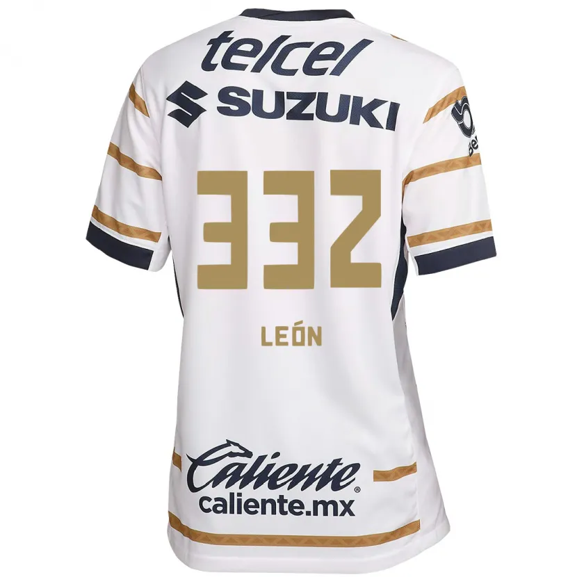 Danxen Donna Maglia Andryk León #332 Ossidiana Bianca Kit Gara Home 2024/25 Maglietta