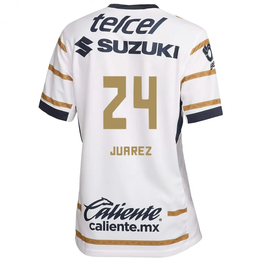 Danxen Donna Maglia Gabriela Juarez #24 Ossidiana Bianca Kit Gara Home 2024/25 Maglietta