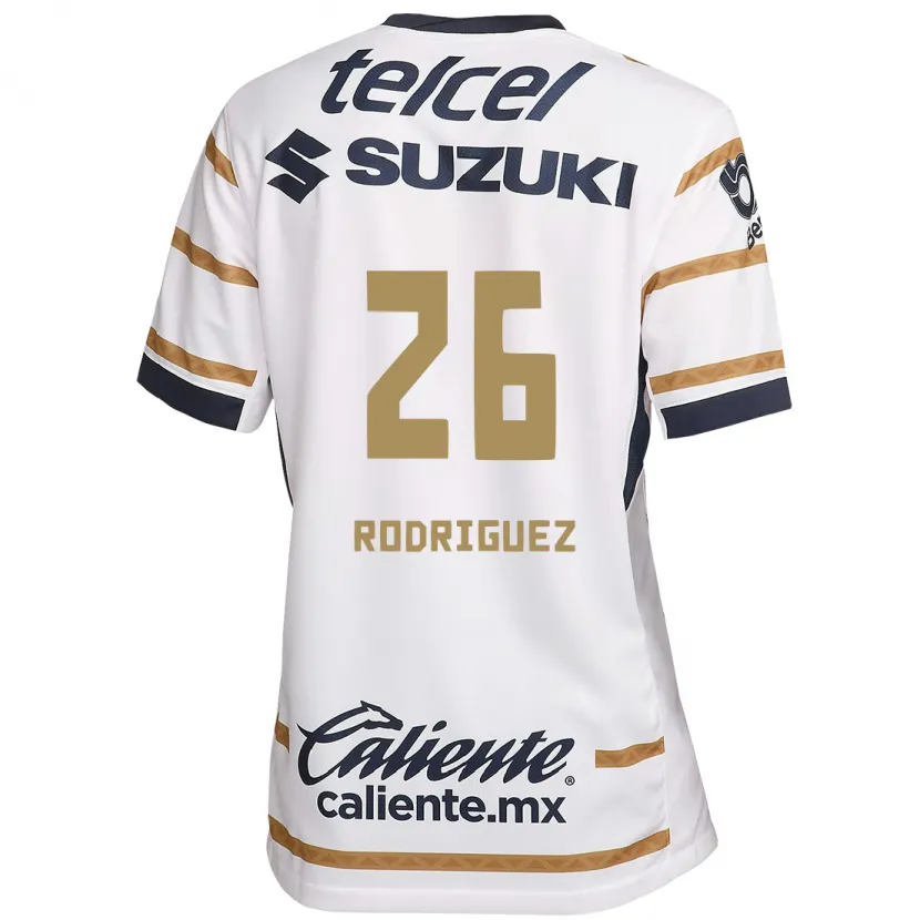 Danxen Donna Maglia Lucia Rodriguez #26 Ossidiana Bianca Kit Gara Home 2024/25 Maglietta