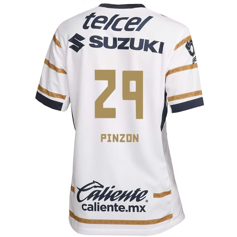 Danxen Donna Maglia Liceth Pinzon #29 Ossidiana Bianca Kit Gara Home 2024/25 Maglietta
