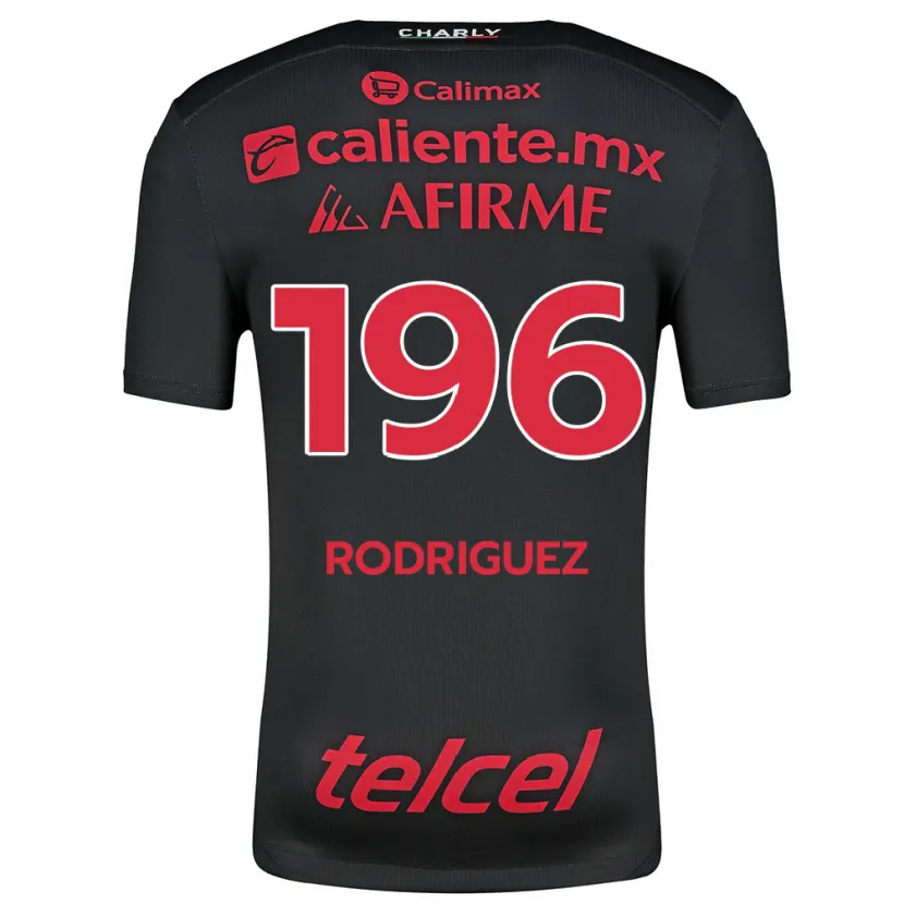 Danxen Donna Maglia Prince Rodríguez #196 Nero Rosso Kit Gara Home 2024/25 Maglietta