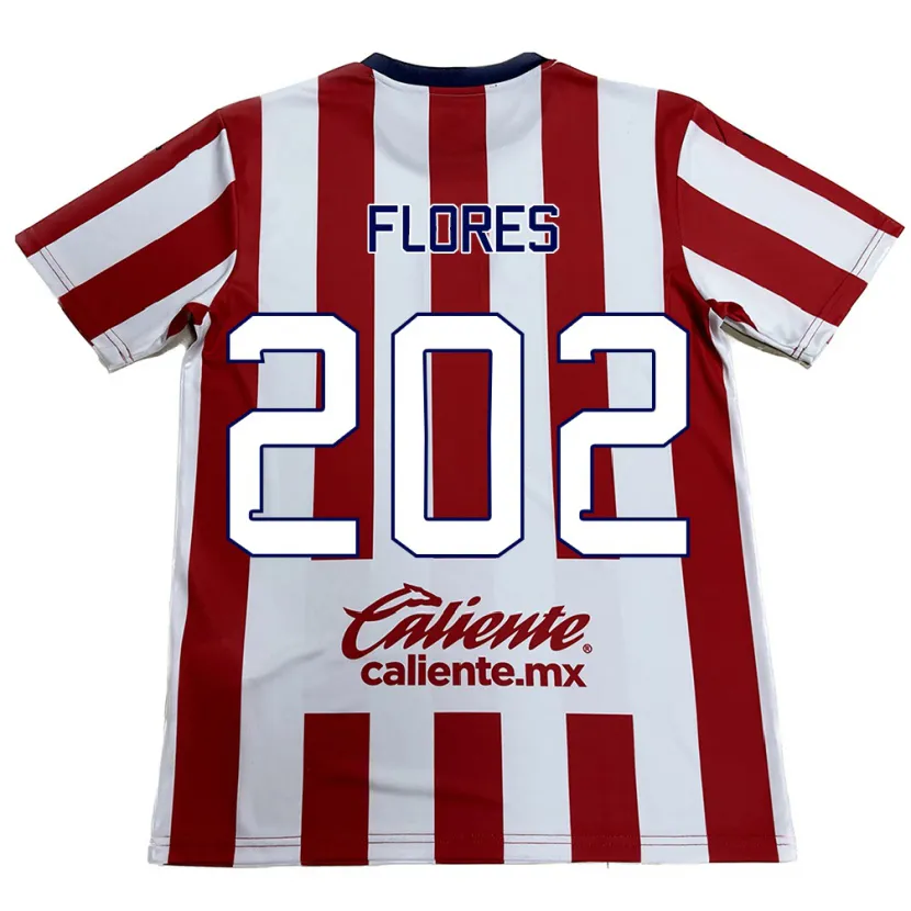Danxen Donna Maglia Daniel Flores #202 Rosso Bianco Kit Gara Home 2024/25 Maglietta