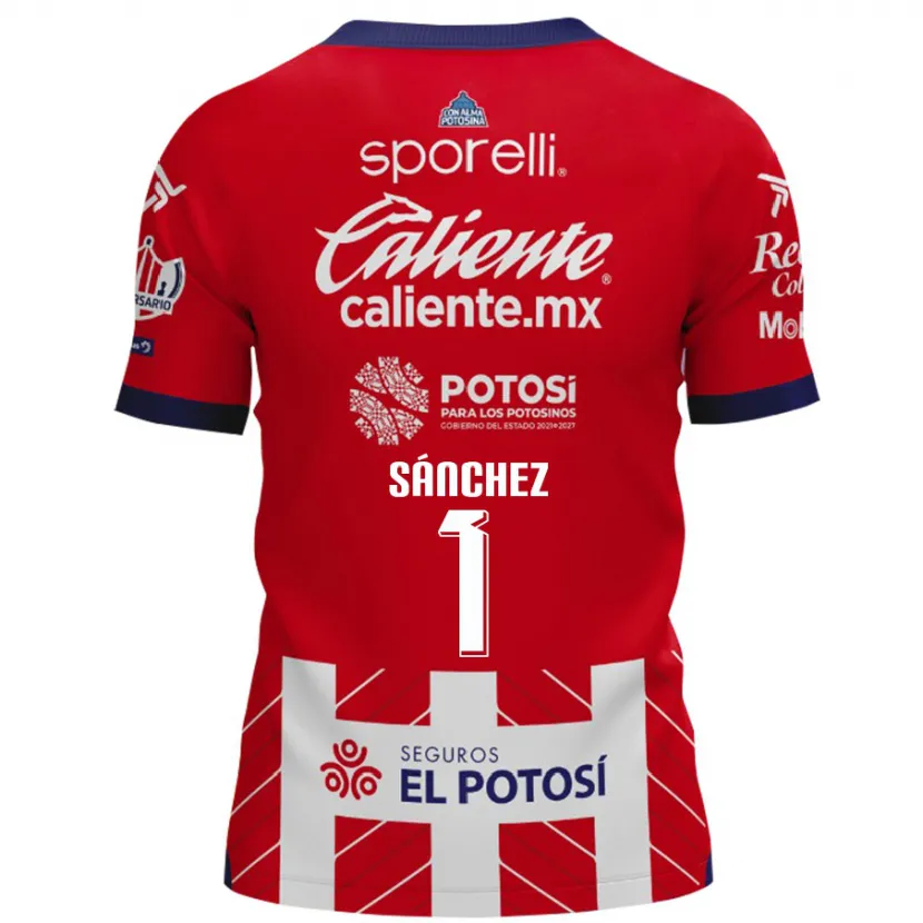 Danxen Donna Maglia Andrés Sánchez #1 Rosso Bianco Kit Gara Home 2024/25 Maglietta