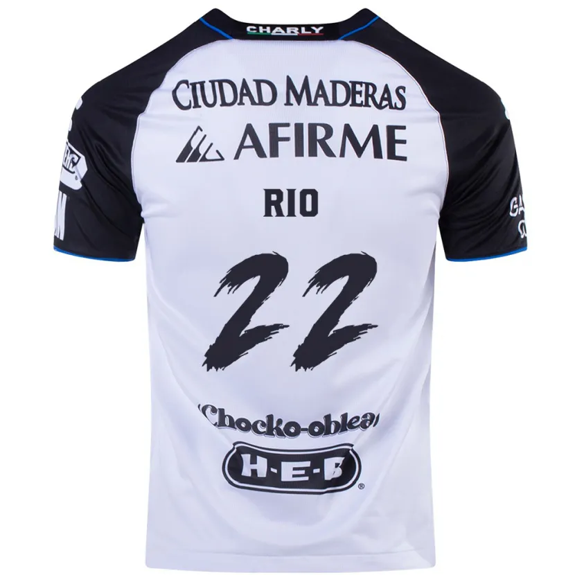 Danxen Donna Maglia Martín Rio #22 Nero Blu Kit Gara Home 2024/25 Maglietta