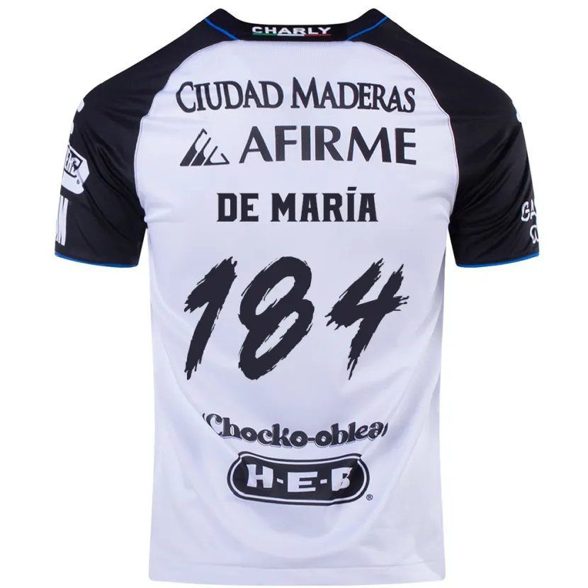 Danxen Donna Maglia Antonio De María Y Campos #184 Nero Blu Kit Gara Home 2024/25 Maglietta