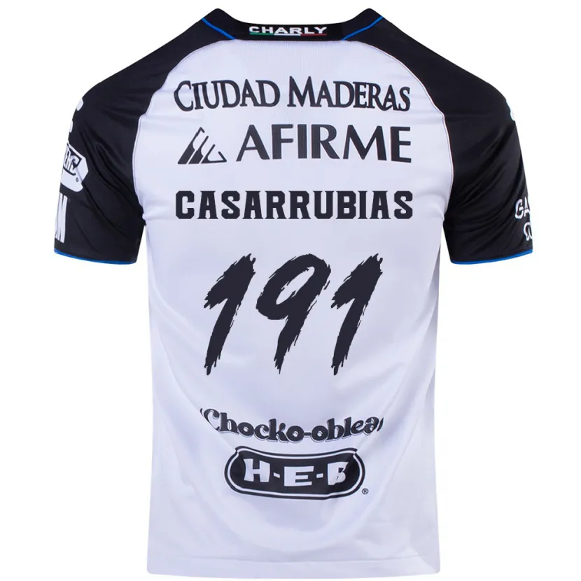 Danxen Donna Maglia Aaron Casarrubias #191 Nero Blu Kit Gara Home 2024/25 Maglietta