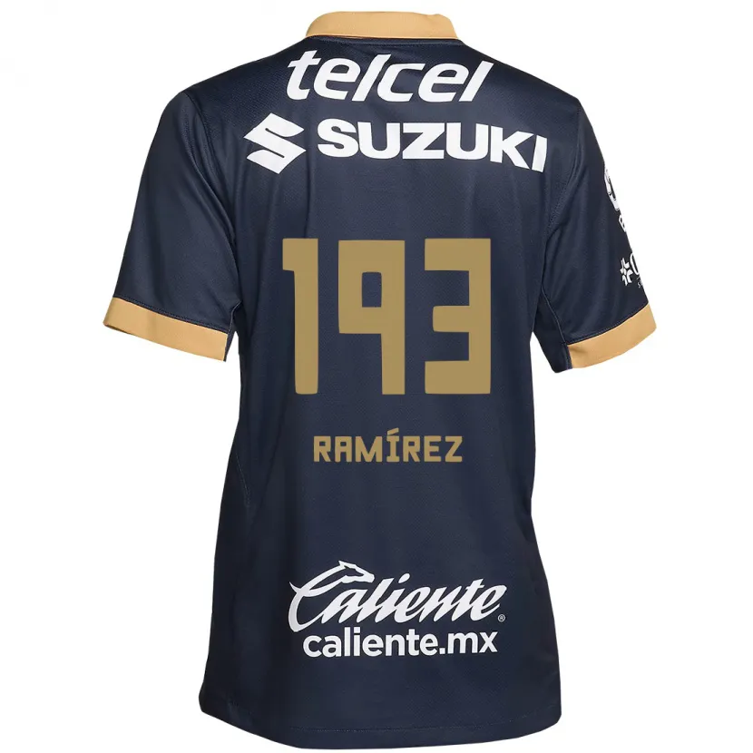 Danxen Donna Maglia Héctor Ramírez #193 Ossidiana Oro Bianco Kit Gara Away 2024/25 Maglietta