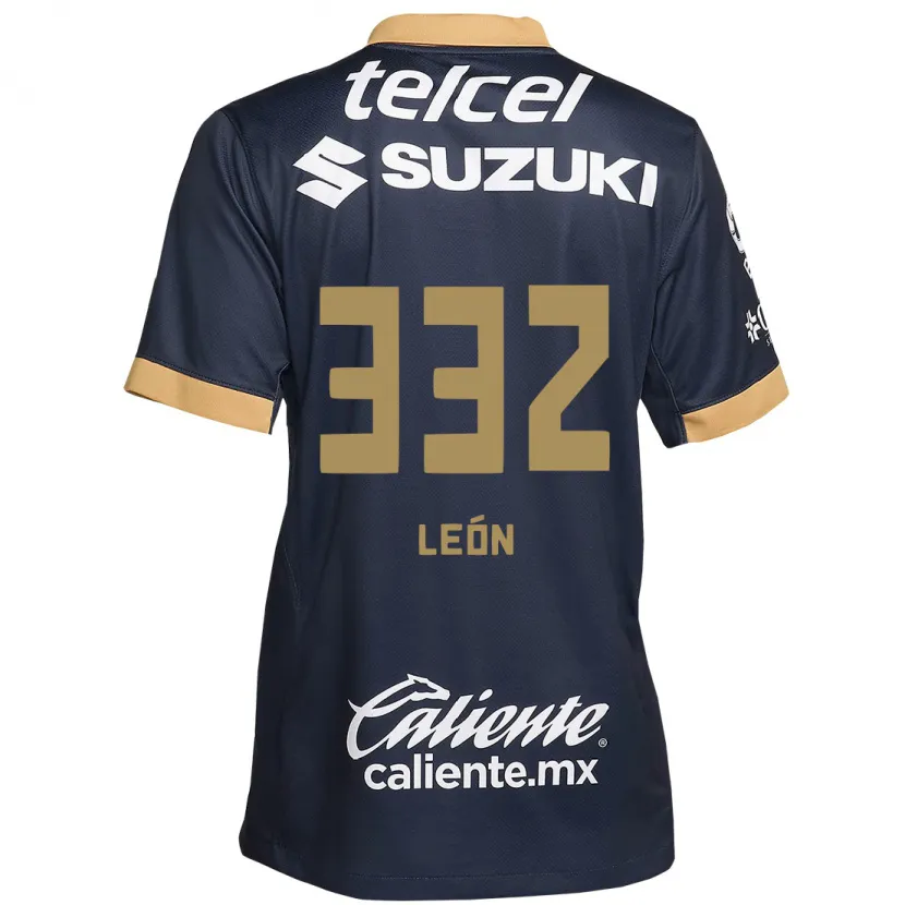 Danxen Donna Maglia Andryk León #332 Ossidiana Oro Bianco Kit Gara Away 2024/25 Maglietta
