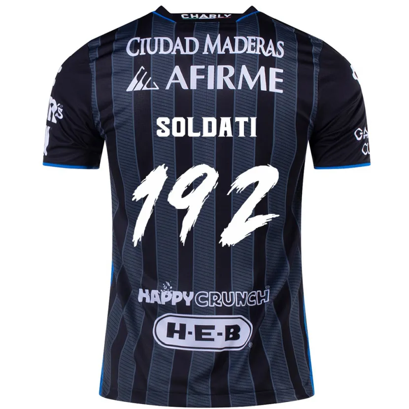 Danxen Donna Maglia Carlo Soldati #192 Bianco Nero Kit Gara Away 2024/25 Maglietta