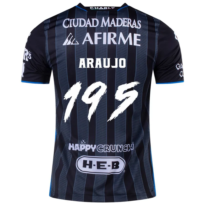Danxen Donna Maglia Diego Araujo #195 Bianco Nero Kit Gara Away 2024/25 Maglietta