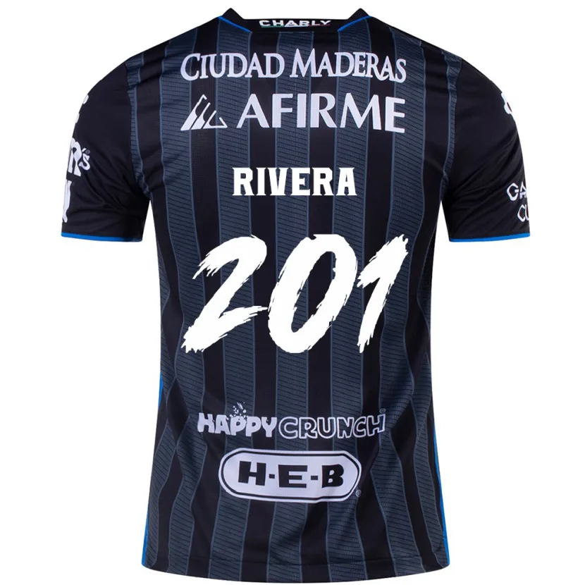 Danxen Donna Maglia Christian Rivera #201 Bianco Nero Kit Gara Away 2024/25 Maglietta