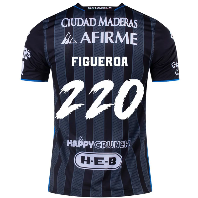 Danxen Donna Maglia Christopher Figueroa #220 Bianco Nero Kit Gara Away 2024/25 Maglietta