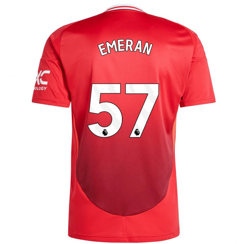Danxen Bambino Maglia Noam Emeran #57 Rosso Brillante Kit Gara Home 2024/25 Maglietta