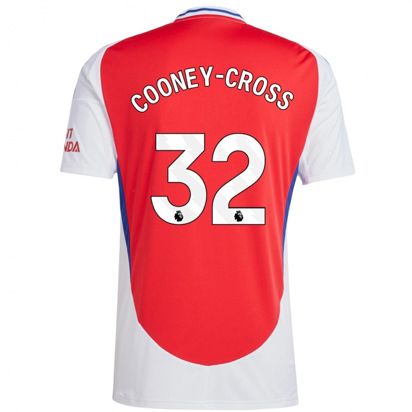 Danxen Bambino Maglia Kyra Cooney-Cross #32 Rosso Bianco Kit Gara Home 2024/25 Maglietta