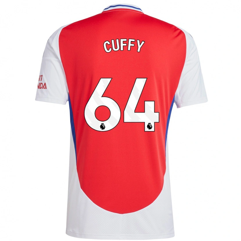 Danxen Bambino Maglia Brooke Norton Cuffy #64 Rosso Bianco Kit Gara Home 2024/25 Maglietta