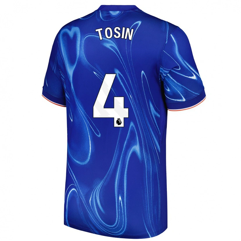 Danxen Bambino Maglia Tosin Adarabioyo #4 Blu Bianco Kit Gara Home 2024/25 Maglietta