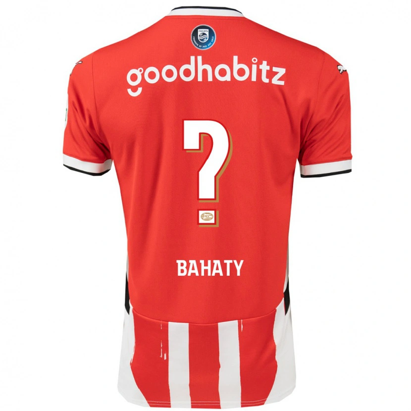 Danxen Bambino Maglia Manuel Bahaty #0 Rosso Bianco Kit Gara Home 2024/25 Maglietta