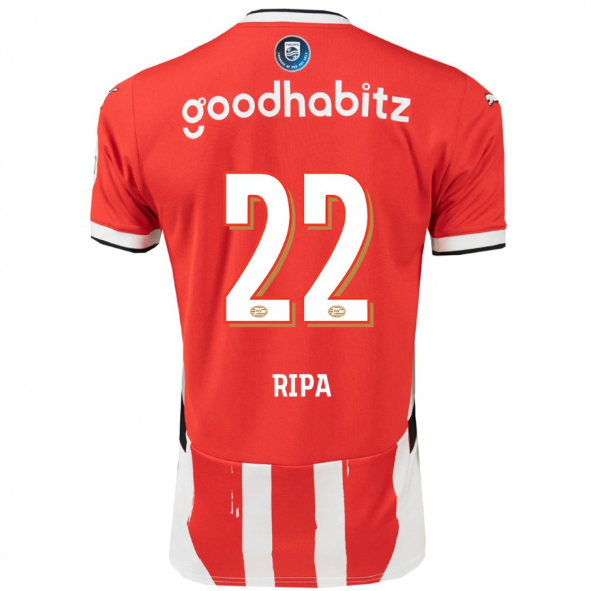 Danxen Bambino Maglia Chimera Ripa #22 Rosso Bianco Kit Gara Home 2024/25 Maglietta
