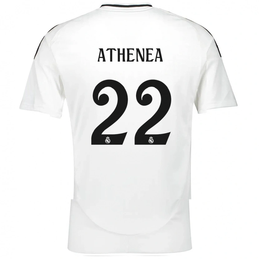 Danxen Bambino Maglia Athenea Del Castillo #22 Bianco Kit Gara Home 2024/25 Maglietta