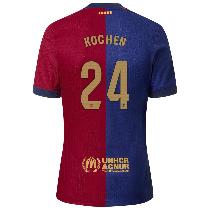 Danxen Bambino Maglia Diego Kochen #24 Blu Rosso Kit Gara Home 2024/25 Maglietta
