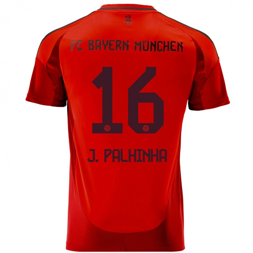 Danxen Bambino Maglia João Palhinha #16 Rosso Kit Gara Home 2024/25 Maglietta