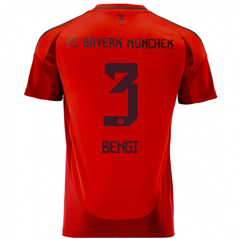 Danxen Bambino Maglia Kaan Bengi #3 Rosso Kit Gara Home 2024/25 Maglietta