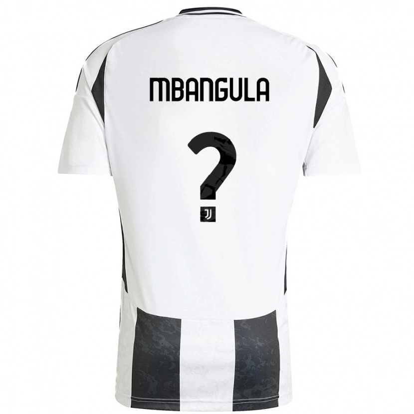 Danxen Bambino Maglia Samuel Mbangula #0 Bianco Nero Kit Gara Home 2024/25 Maglietta