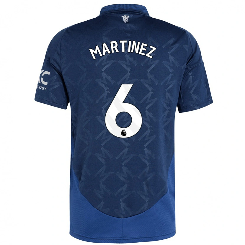 Danxen Bambino Maglia Lisandro Martínez #6 Indaco Kit Gara Away 2024/25 Maglietta