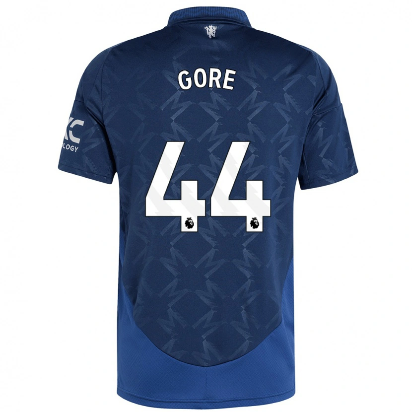 Danxen Bambino Maglia Daniel Gore #44 Indaco Kit Gara Away 2024/25 Maglietta