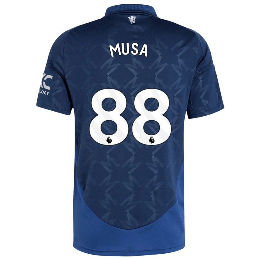 Danxen Bambino Maglia Victor Musa #88 Indaco Kit Gara Away 2024/25 Maglietta