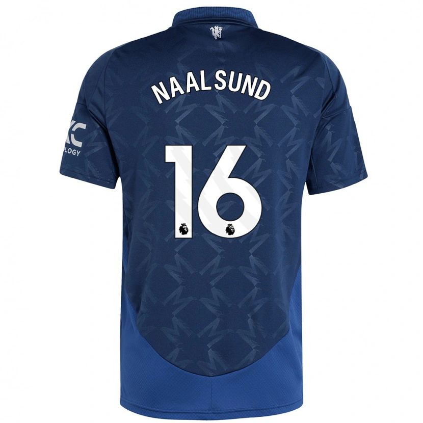 Danxen Bambino Maglia Lisa Naalsund #16 Indaco Kit Gara Away 2024/25 Maglietta
