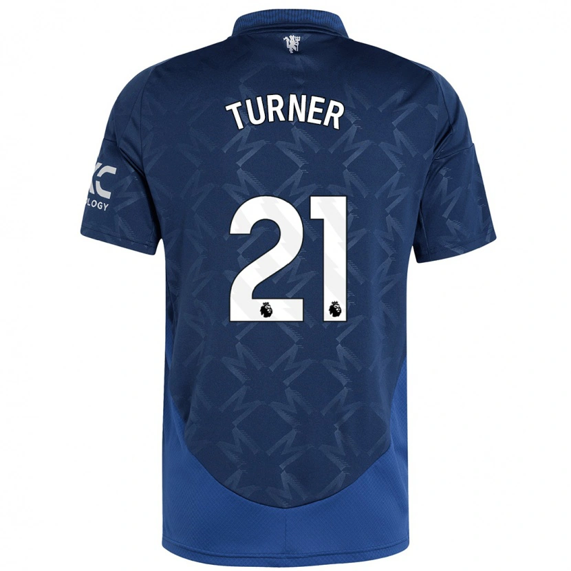 Danxen Bambino Maglia Millie Turner #21 Indaco Kit Gara Away 2024/25 Maglietta