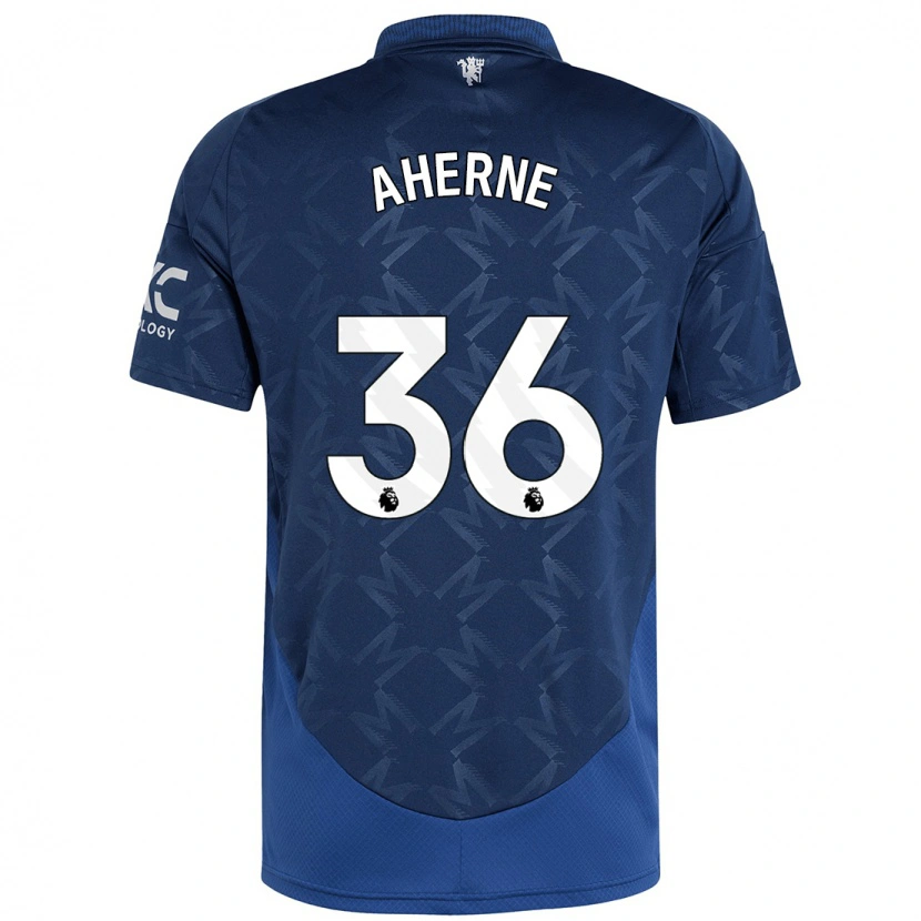 Danxen Bambino Maglia Alyssa Aherne #36 Indaco Kit Gara Away 2024/25 Maglietta