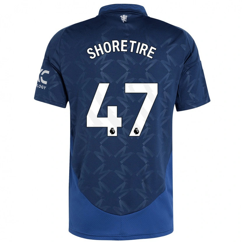 Danxen Bambino Maglia Shola Shoretire #47 Indaco Kit Gara Away 2024/25 Maglietta