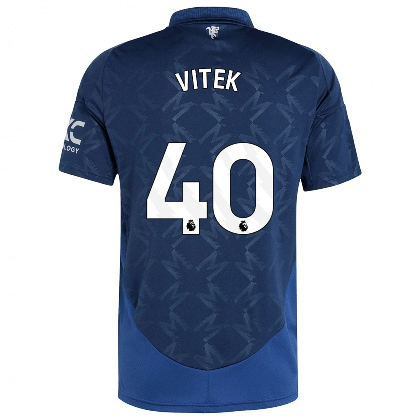 Danxen Bambino Maglia Radek Vitek #40 Indaco Kit Gara Away 2024/25 Maglietta