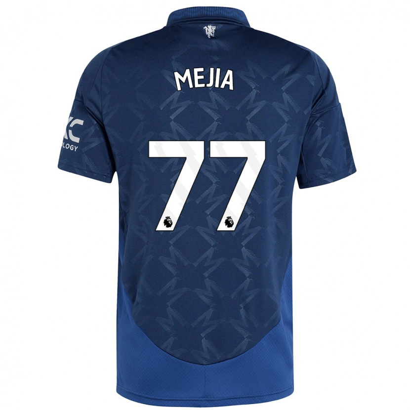 Danxen Bambino Maglia Mateo Mejia #77 Indaco Kit Gara Away 2024/25 Maglietta