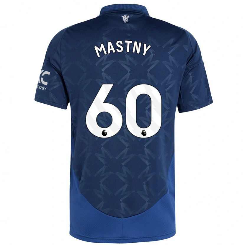 Danxen Bambino Maglia Ondrej Mastny #60 Indaco Kit Gara Away 2024/25 Maglietta