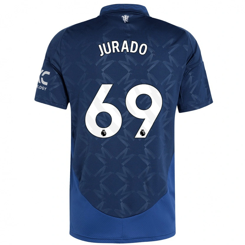 Danxen Bambino Maglia Marc Jurado #69 Indaco Kit Gara Away 2024/25 Maglietta