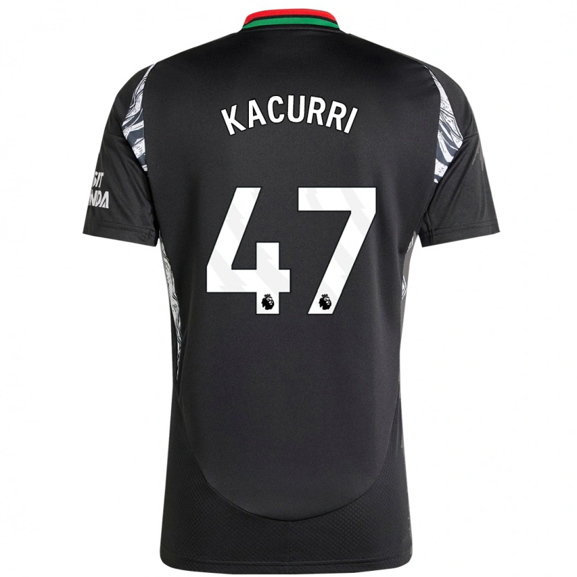 Danxen Bambino Maglia Maldini Kacurri #47 Nero Kit Gara Away 2024/25 Maglietta