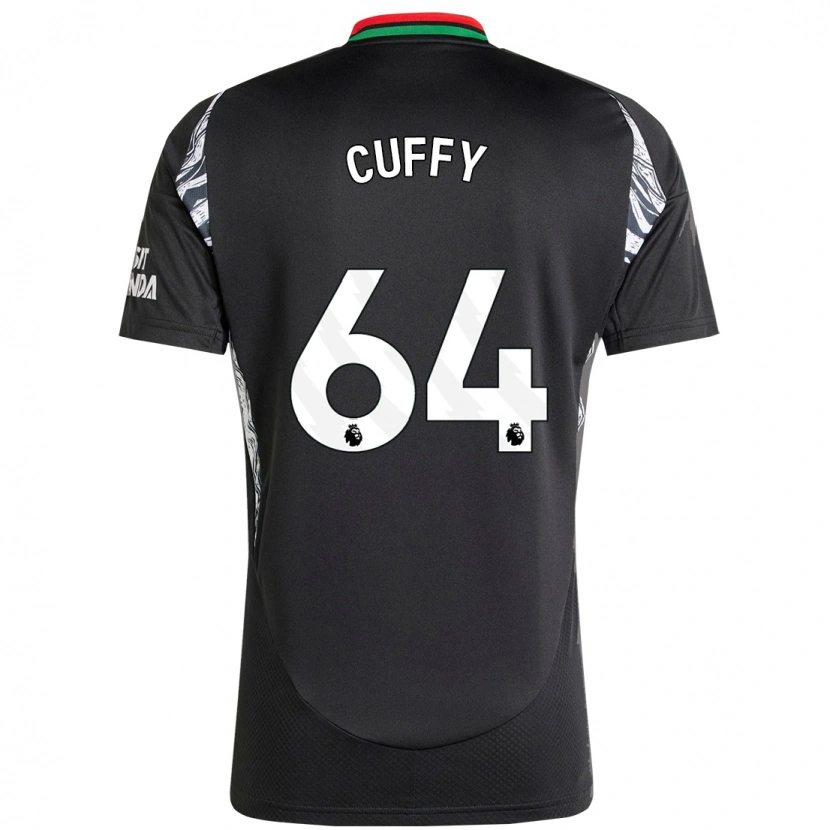 Danxen Bambino Maglia Brooke Norton Cuffy #64 Nero Kit Gara Away 2024/25 Maglietta